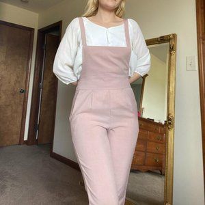 K-fashion Soft Pink Overalls